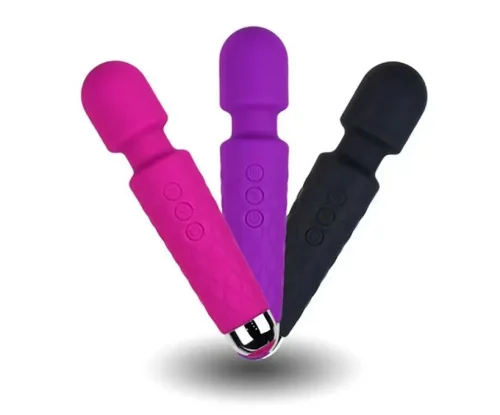 Premium Silicone Waterproof Vibrating Massage Wand for Women