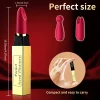 Pocket Sized Pleasure | 3-in-1 Discreet Lipstick Vibrator & Clitoral Stimulator