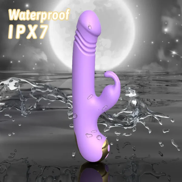 Deep-Reach Automatic Piston Thrusting Vibrator for Women