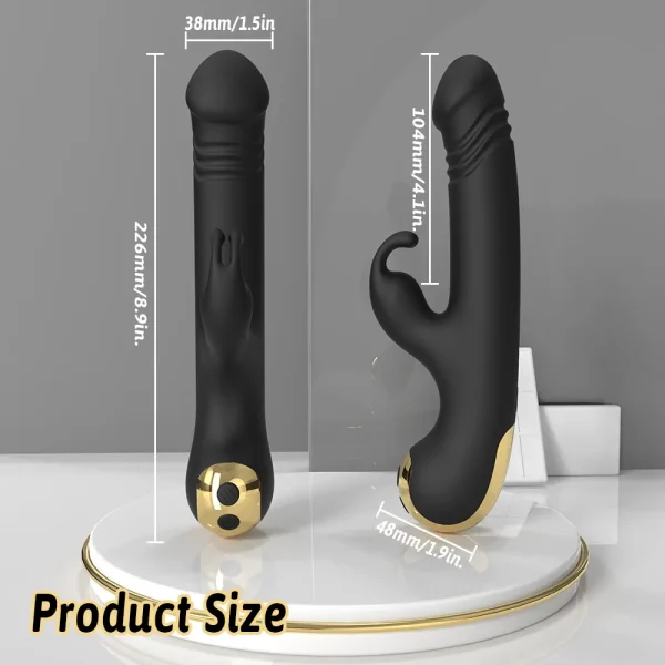 Deep-Reach Automatic Piston Thrusting Vibrator for Women