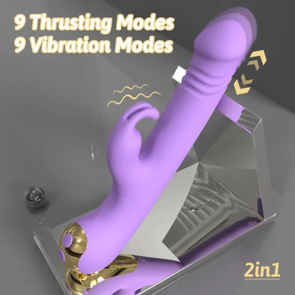 Deep-Reach Automatic Piston Thrusting Vibrator for Women